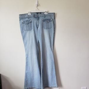 Angels Flare Light Blue Jeans